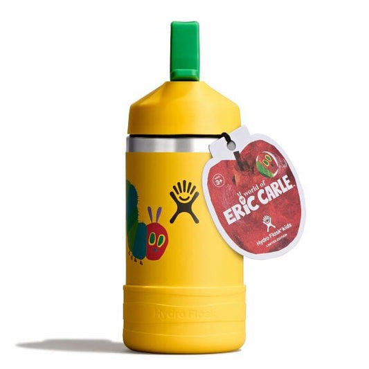 kids-12-oz-bottle-world-of-eric-carletm-e7 le26-w12-1000-kids-12-oz-wide-straw-cap-and-boot-yellow-caterpillar-straight-lid-open-withtag.jpg